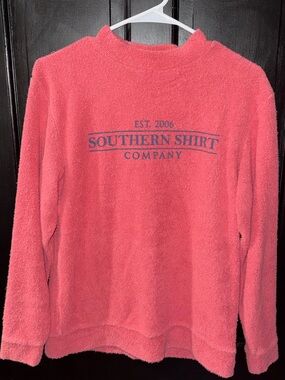 The Southern Shirt Company Coral Fleece Pullover Mockneck Sweatshirt